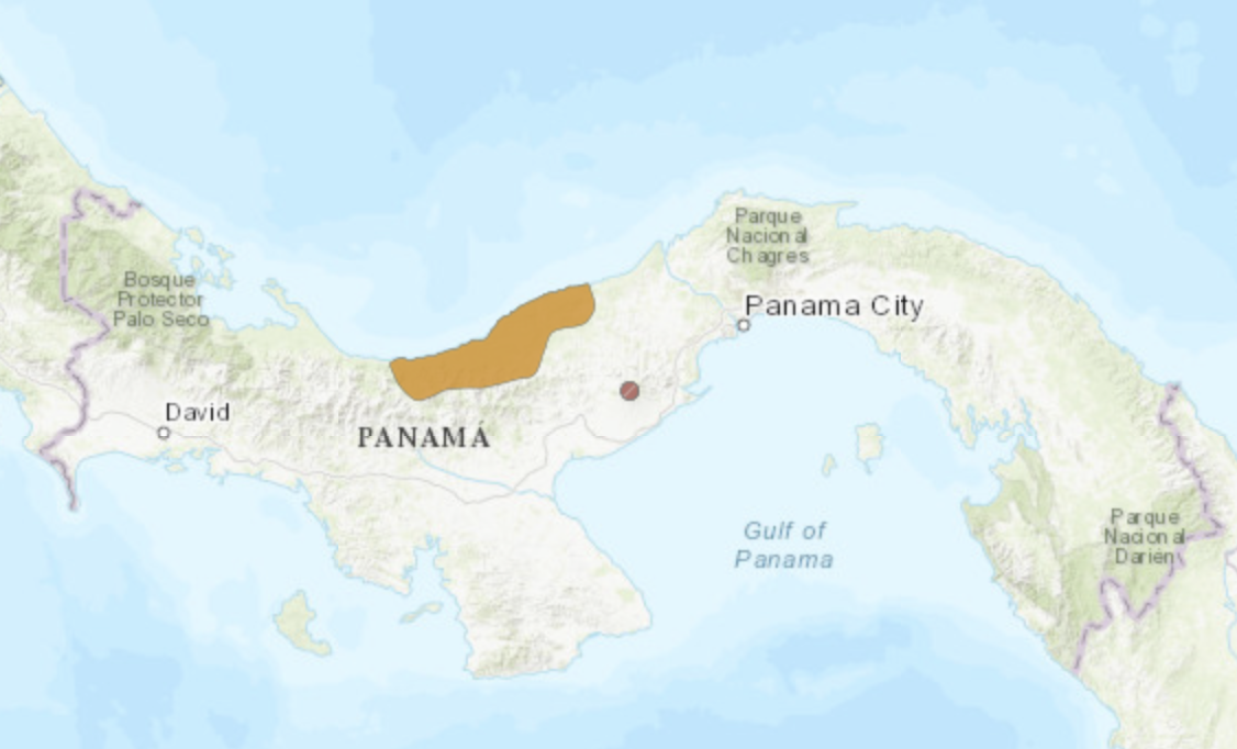 Distribution map of O. vicentei